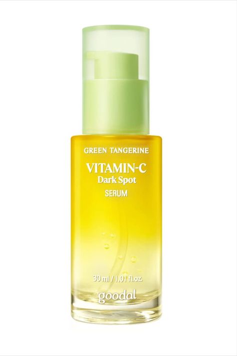 Goodal Green Tangerine Vitamin C Dark Spot Serum for Sensitive Skin | 70% Tangerine Extract, 4% Niacinamide, Arbutin & Tiger Grass to Fade Dark Spots and Post-Acne Hyperpigmentation Vita C Dark Spot Serum, Post Acne Hyperpigmentation, Goodal Green Tangerine Vita C, Green Tangerine Vita C, Dark Spot Serum, Green Tangerine, Best Vitamin C, Love Your Skin, Licorice Root Extract