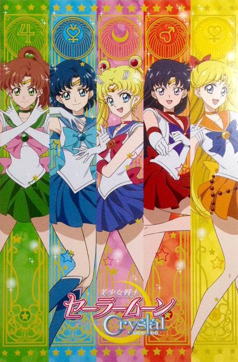 Inner Senshi - Sailor Moon Crystal - Season 3 official artwork Sailor Moon Girls, Arte Sailor Moon, Sailor Scout, Sailor Senshi, Sailor Moon Manga, Sailor Moon Wallpaper, Sailor Moon Character, Sailor Saturn, Sailor Mercury