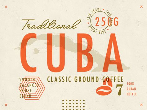 Cuba design elements  by  StudioJQ  #Design Popular #Dribbble #shots Cuba Design, Meat Branding, Coffee Logos, Guitar App, Brand Elements, Email Template Design, Coffee Brand, Collateral Design, Coffee Logo