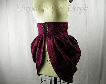 steampunk dominatrx | Bustle, Steampunk Bustle, Victorian Bustle, Side Bustle ... by brandi | Steampunk skirt, Steampunk clothing, Fashion Diy Fantasia, Victorian Bustle, Gaun Abad Pertengahan, Steampunk Couture, Steampunk Skirt, Bustle Skirt, Punk Clothing, Victorian Costume, Steampunk Wedding