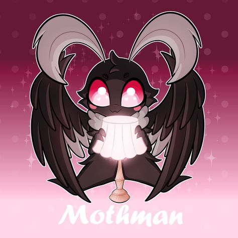 mothman!!! Working On some cute cryptid designs and we're starting with mothman because I love mothman, I was inspired because I met @archerartistics at supanova who had the most adorable mothman plush 😭 what cryptid do you want to see next? #art #artist #digitalartist #digitalart #artistsoninstagram #oc #originalcharacter #ocart #cartoon #commissions #commissionsopen #artcommissionsopen #mothman #cryptid Mothman Background, Mothman Plush, Mothman Cryptid, Commission Art, Art Artist, Moth, Digital Artist, Digital Art, I Love