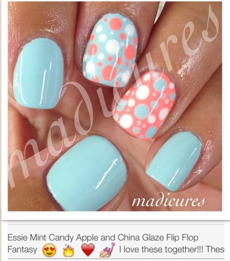 Do It Yourself Nails, Polka Dot Nails, Dots Nails, Easter Nails, Get Nails, Fabulous Nails, Fancy Nails, Creative Nails, Manicure E Pedicure