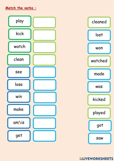 Simple Past Tense Worksheet For Grade 2, Past Tense Activities, Past Tense Flashcards, Tenses Activities, Past Present And Future Tense Worksheets, Past Perfect Tense Exercises, Past Present Future Tense Activity, Past Tense Verbs Activities, Past Tense Examples