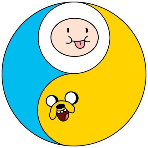 Dvd Ideas, Bape Art, Adventure Time Birthday Party, Jake Adventure Time, Vinyl Art Paint, Tufting Diy, Punch Needle Ideas, Finn And Jake, Yin Yang Symbol