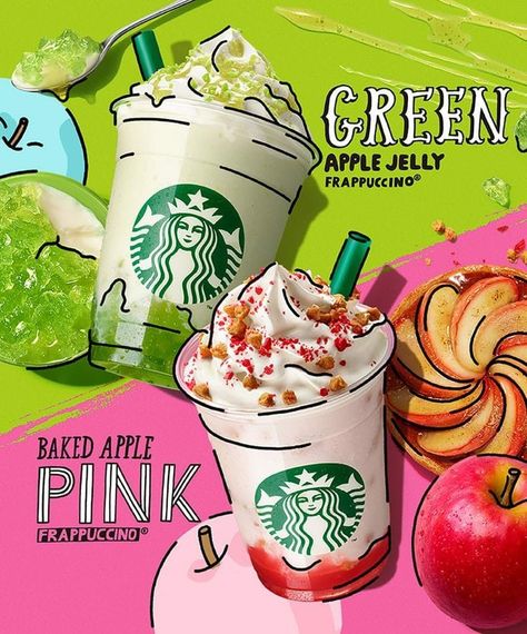 Drink Flyer, Starbucks Poster, Grass Jelly, Starbucks Design, Beverage Poster, Gfx Design, Desain Editorial, Food Graphic Design, 카드 디자인