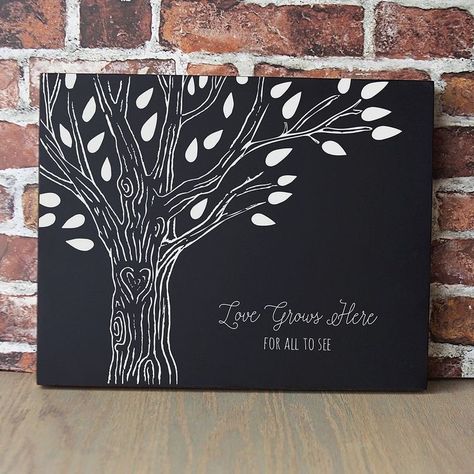 Family Tree Painting On Canvas, Tree Painting On Canvas, Family Tree Painting, Diy Stencils, Love Grows Here, Canvas Diy, Sign Wall Decor, Chalkboard Sign, Tree Quilt