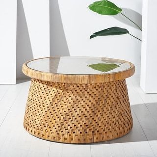 Coastal Coffee Table, Coffee Sofa, Round Wood Coffee Table, Solid Coffee Table, Rattan Coffee Table, Stylish Coffee Table, Coastal Boho, Sofa End Tables, Rustic Coffee Tables