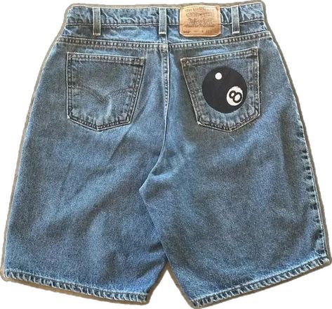 Embroidered Denim Shorts, Retro Pants, Summer Shorts Denim, Vintage Hip Hop, Y2k Shorts, Oversized Jeans, Trendy Streetwear, Summer Denim, Retro Summer