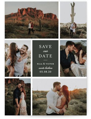 Save The Date Templates With Pictures, Purple Save The Dates, Blush Save The Dates, Invitations Engagement, Save The Date Pictures, Photo Classic, Pictures Engagement, Engagement Card, Save The Date Designs