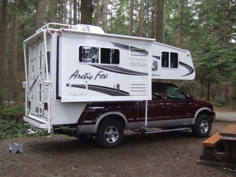 Truck Camper Slide-Outs: Are They Really Worth It? | Truck Camper Adventure Best Truck Camper, Camper Jacks, Slide In Truck Campers, Truck Bed Camper, Small Rv, Truck Campers, Rv Tips, Electric Truck, Cab Over