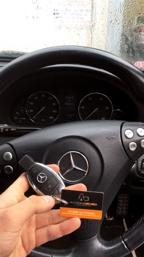 New Car Keys Picture, Audi Car Key Aesthetic, Car Keys Aesthetic Mercedes, Mercedes Key, Lost Car Keys, Mercedes Benz C220, Locked Keys In Car, Keyless Entry Door Locks, Auto Locksmith