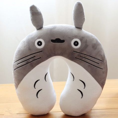 Gibli Studio, Totoro Merchandise, Totoro Pillow, Totoro Plush, Nap Pillow, U Shaped Pillow, Neighbor Totoro, Neck Pillow Travel, Shipping Tags