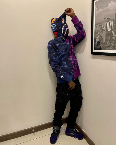 Bape Jacket Outfit, Bape Jacket, Hood Wallpapers, Ig Poses, Drippy Fits, Jeep Grand Cherokee Srt, Bape Hoodie, Drippy Outfit, Drip Outfit Men