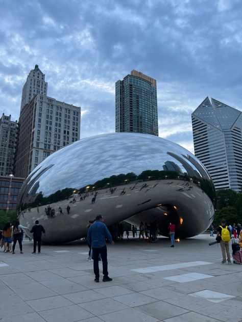 Chicago Bean at Millennium Park , Travel to the Windy City Chicago Bean, Millennium Park, Cloud Gate, Gate, Chicago, Travel