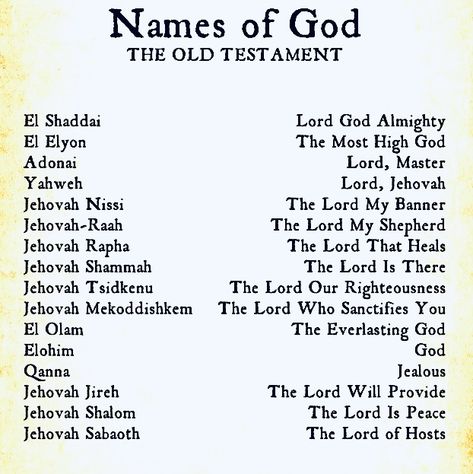 Attributes Of God, Lord Of Hosts, Study Scripture, Knowledge Facts, Names Of God, Bible Facts, General Knowledge Facts, Old Testament, God Almighty