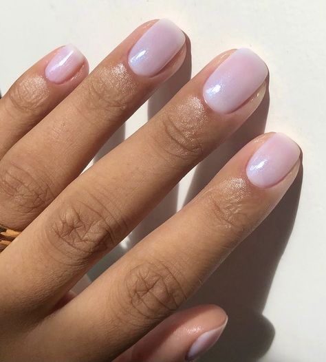 Nude Fall Nails, Pearlescent Nails, Glow Nails, Pearl Nails, Fabulous Wedding, Chic Nails, Square Nails, Fall Nails, Nude Nails