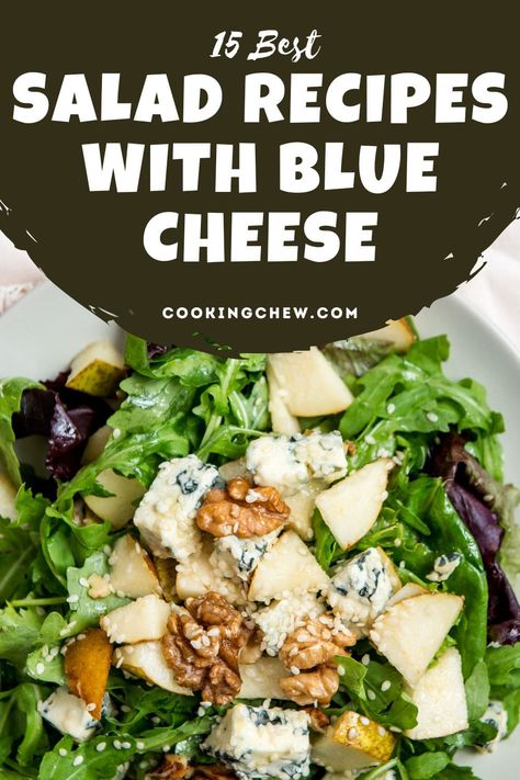 Blue Cheese Dressing Salad, Salad Blue Cheese Crumbles, Apple Pecan Blue Cheese Salad, Blue Cheese Recipes Salad, Arugula Blue Cheese Salad, Apple And Blue Cheese Salad, Spinach And Blue Cheese Salad, Salad With Blue Cheese Crumbles, Blue Cheese Salads