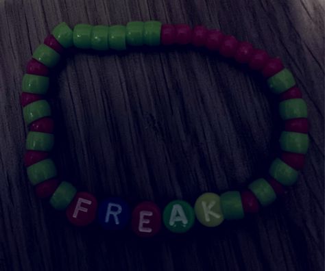 This is a bracelet based on the song Freaks by Surf curse Freaks Surf Curse, Surf Curse, Bracelet Ideas, A Bracelet, The Song, Surfing, Bracelet