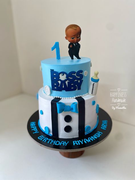 Baby Boss Theme Cake, Boss Baby Cake Ideas, Boss Baby Theme Cake, Boss Baby Birthday Cake, Baby Birthday Party Food, 1st Birthday Cake Design, Baby Boss Cake, Baby Boss Party, Dallas Cake