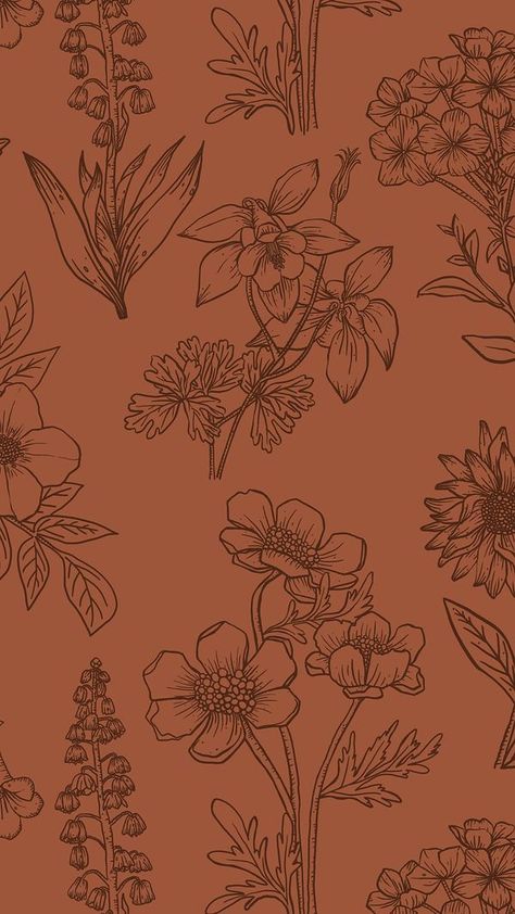 Wild Flower Illustration, Seasonal Wallpaper, Fall Backgrounds Iphone, Halloween Home Decor Ideas, Sunflower Iphone Wallpaper, Nautical Chic, Flower Line Art, Wallpaper Iphone Boho, Western Wallpaper Iphone