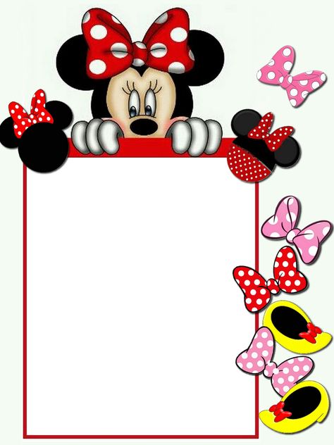 Minnie Mouse Border, Advance Happy Birthday Wishes, Mickey Mouse Clipart, Minnie Mouse Stickers, Minnie Mouse Decorations, Disney Frames, Minnie Mouse Invitations, Candy Land Birthday Party, Shark Themed Birthday Party