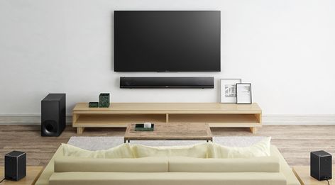 #Sony, one of our vendors, is committed to the reduction of environmental #footprint and the pursuit of quality #sound. #SpectrumSightSound Sound Bar Under Tv, Tv Living Rooms, Wireless Surround Sound, Sound Bars, Under Tv, Home Cinemas, Media Console, Living Room Tv, Sound Bar