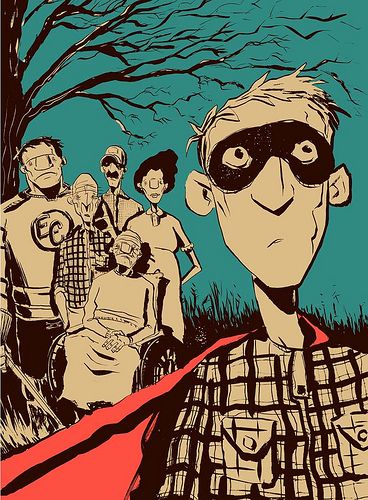 Jeff Lemire Treasure Poster, Emotional Distance, Jeff Lemire, Underground Comix, Infinite Art, Christmas Comics, Essex County, Graphic Novel Art, Artist Alley