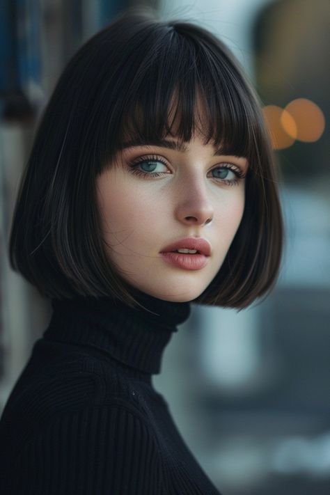 French Haircut Medium, Wash And Wear Hairstyles, Dark Academia Hairstyle, Straight Bob With Bangs, Hare Style, Long Pixie Hairstyles, Cool Hairstyles For Girls, Lazy Hairstyles, Easy Hairstyles For Medium Hair