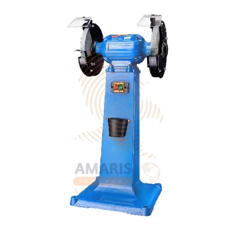 A pedestal grinder is a type of grinding machine that is mounted on a pedestal, which is a platform or stand typically made of metal, concrete, or wood. The grinder itself consists of one or more abrasive wheels that rotate at high speeds to grind, sharpen, or shape metal, wood, or other materials. Pedestal grinders are commonly used in workshops, manufacturing facilities, and metalworking shops for tasks such as sharpening tools, removing excess material, and shaping workpieces. The pedestal... Metal Grinding, Material Handling Equipment, Sharpening Tools, Grinding Machine, Drilling Holes, Manufacturing Facility, Construction Equipment, Machine Tools, Material Handling