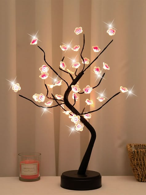 Led Tree, Tree Lamp, Tree Light, Novelty Lighting, Touch Lamp, Blossom Tree, Blossom Design, Flower Lights, Cherry Blossom Tree