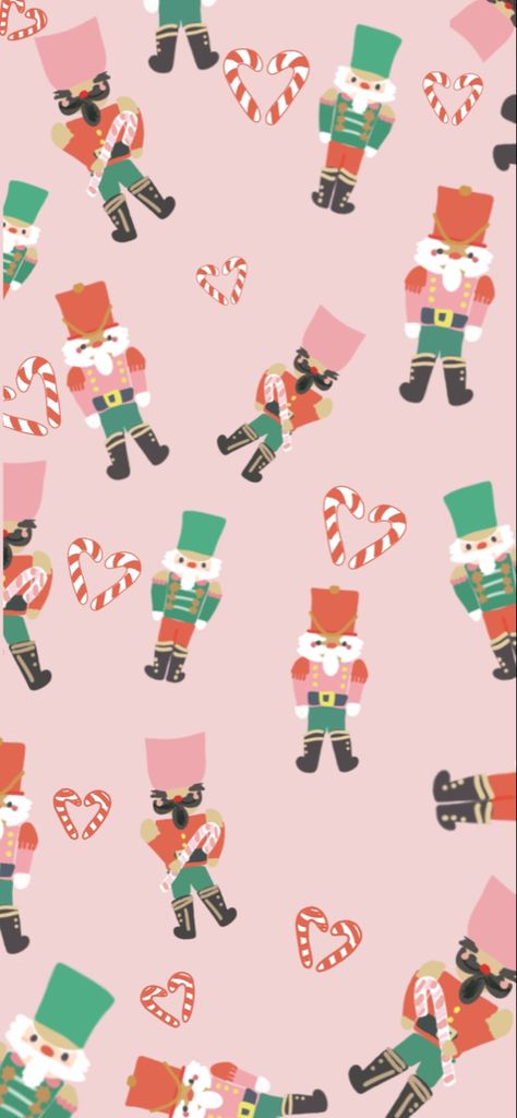 Christmas, nutcracker, wallpaper The Nutcracker Aesthetic Wallpaper, Nutcracker Wallpaper Iphone, Nutcracker Aesthetic Wallpaper, Nutcracker Wallpaper, Christmas Phone Backgrounds, Holiday Iphone Wallpaper, Christmas Wallpaper Iphone Cute, Pink Nutcracker, Iphone Wallpaper Preppy