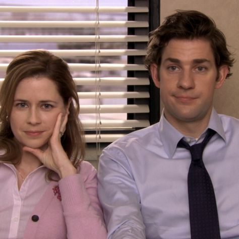 Jim And Pam Wedding, Pam The Office, Jim And Pam, The Office Jim, Jim Pam, New Girl Quotes, Jenna Fischer, The Office Show, Jim Halpert