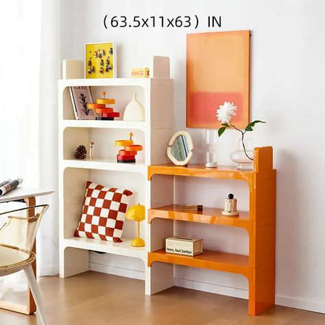 Nordic Modern Multi-function Storage Free Combination Bookshelf Side Table And Shelf For Living Study Room - Buy Multi-function Storage,Side Table,Bookshelf Product on Alibaba.com Bookshelf Side Table, Storage Side Table, Table Bookshelf, Nordic Modern, Apartment Furniture, Study Room, Space Age, Office Space, Bookshelves