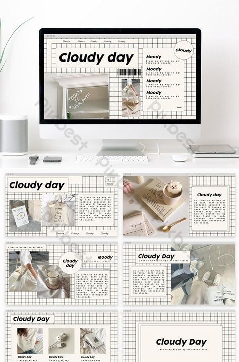 Powerpoint Aesthetic Templates, Cute Powerpoint Ideas, Powerpoint Aesthetic Ideas, Powerpoint Ideas Aesthetic, Cute Presentation Ideas, Canva Powerpoint Ideas, Slides Design Ideas, Slide Template Aesthetic, Aesthetic Powerpoint Ideas