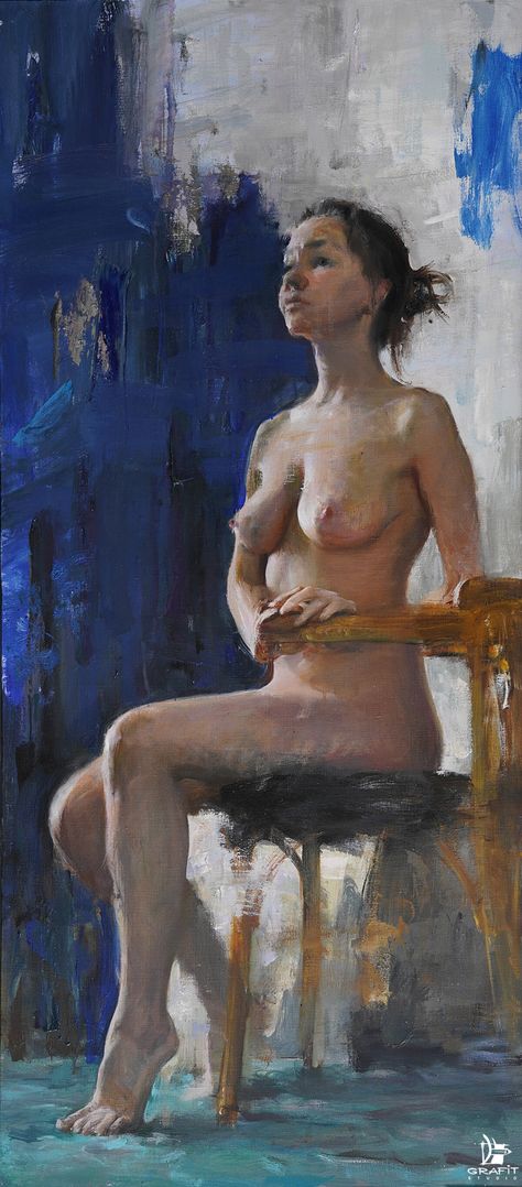 ArtStation - Figure Painitng by Ivan Loginov, Grafit Studio Female Artwork, Nude Artwork, Break The Rules, Human Anatomy Art, Female Art Painting, Figure Sketching, Bari, Art Reference Poses, Figure Painting