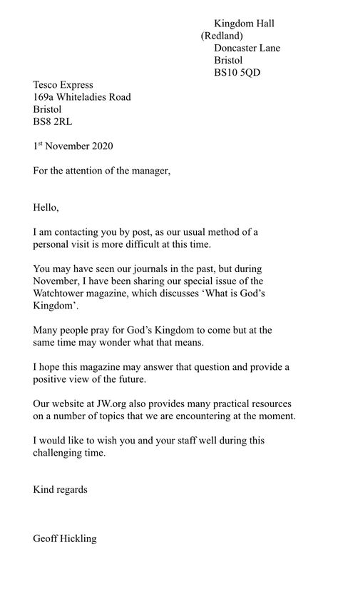 Jw Kingdom Letter, God's Kingdom Jw Letter, What Is Gods Kingdom Jw, What Is Gods Kingdom Jw Letter, Jw Letter Writing Samples English, Jw Sayings, Jw Notes, 2023 Letters, Jw Letters