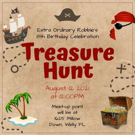 Treasure Hunt Invitation, Treasure Hunt Map Design, Treasure Hunt Poster Design, Treasure Hunt Poster, Playground Scavenger Hunt, Treasure Hunt Map, Scavenger Hunt Party, Mises En Page Design Graphique, Backyard Activities