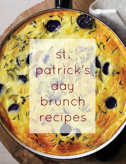 Impress the guests at your St. Patrick's Day brunch with recipes featuring homemade bread, a potato egg bake, sausages and sticky toffee pudding. St Patrick’s Day Brunch Food, St Pattys Brunch Ideas, Irish Brunch Recipes, St Patrick Brunch, St Patrick's Day Brunch Ideas, St Paddy’s Day Brunch, Saint Patrick’s Day Brunch, St Patrick's Day Meals, Irish Breakfast Ideas