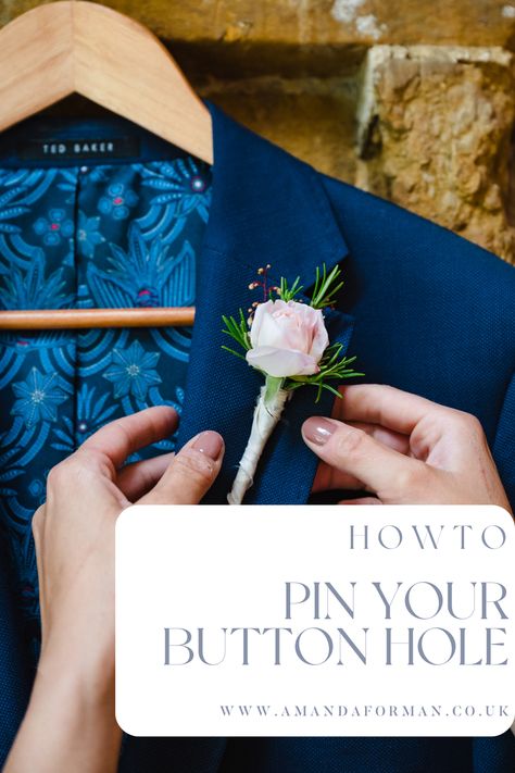 Diy Buttonholes Wedding, Diy Buttonholes, Buttonholes Wedding, Morning Of The Wedding, Diy Boutonniere, Buttonhole Flowers, Do It For Yourself, Button Holes Wedding, Diy Buttons