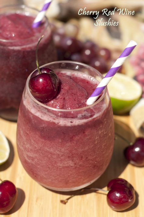 Slush Puppies, Wine Slushie Recipe, Wishes And Dishes, Wine Slush, Wine Slushies, Slushie Recipe, Wine Slushie, Cheap Wine, Cooking Wine