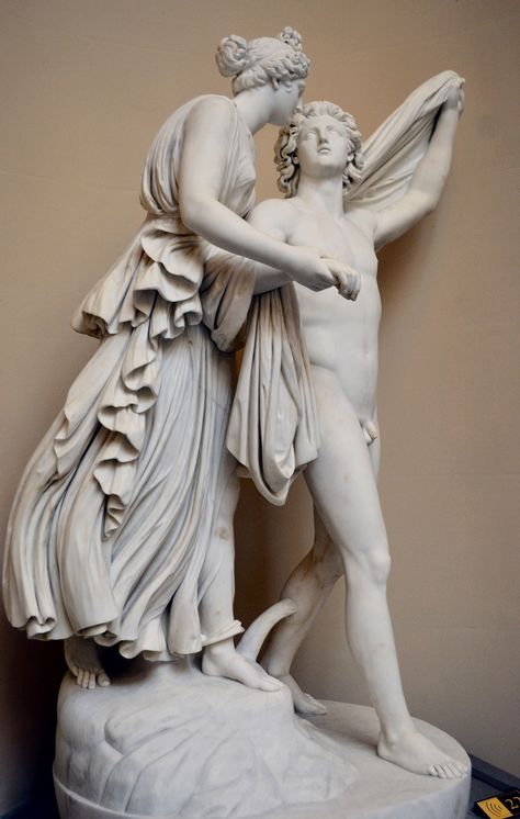 John Flaxman (1755-1826) - Cephalus and Aurora (1789-90) front right 2, Lady Lever Art Gallery, Port Sunlight, Cheshire Classic Statue, John Flaxman, Lady Lever Art Gallery, Uk Aesthetic, Cement Art, Antique Statue, Neck Tattoo For Guys, Greek Sculpture, Marble Statues