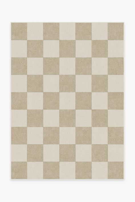 Jaque Checkered Stone Rug Pearl Background, Stone Rug, Slate Green, Ruggable Rug, Rainbow Rug, Checkered Rug, Flat Woven Rug, Rug Stain, Classic Rugs