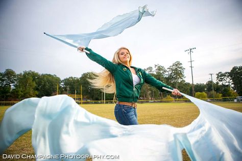 Swing Flags! Sooo excited to have double swing flags this year! Marching Band Portraits Photography, Color Guard Photos, Senior Color Guard Pictures, Color Guard Graduation Pictures, Senior Pictures Color Guard, Color Guard Photography, Color Guard Pictures, Colorguard Pictures, Color Guard Senior Pictures