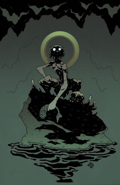 Gollum Art, Mike Mignola Art, Bd Art, Mike Mignola, Lotr Art, Bd Comics, Arte Inspo, Wow Art, Arte Fantasy