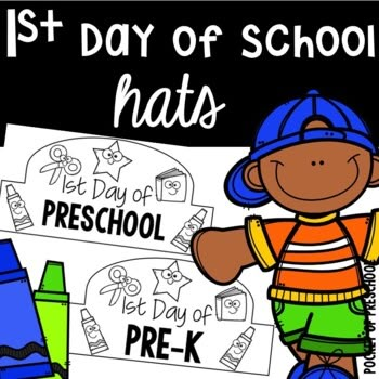 Sped Crafts, Preschool Hat, School Hats, Preschool First Day, Education Preschool, All About Me Preschool, Paint Sticks, Fall Lessons, Diy School