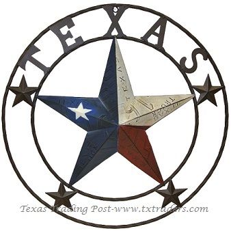 Our metal art craftsman will custom cut this sign for you and send it to you directly; not available for local pick up. Description from txtraders.com. I searched for this on bing.com/images Western Metal Wall Art, Texas Lone Star, Texas Theme, Rustic Metal Decor, Texas Decor, Metal Wall Plaques, Wildlife Garden, Stars Wall Decor, Rustic Western Decor