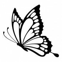 Butterfly Tattoo Stencil, Tattoo Diy, Butterfly Outline, Butterfly Stencil, Idee Cricut, Illustration Tattoo, Simple Butterfly, Butterfly Tattoo Designs, Butterfly Clip Art