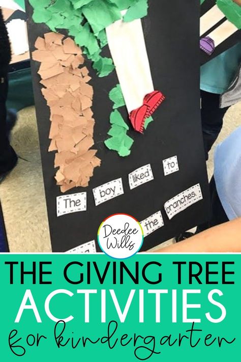 These The Giving Tree Activities for kindergarten go perfectly with this spring read aloud. Students can use them to practice kinder reading comprehension skills like retelling, making connections and more. The Giving Tree Kindergarten Activities, The Giving Tree Preschool Activities, Tree Activities For Kindergarten, Giving Tree Activities Preschool, Giving Tree Activities, The Giving Tree Activities, Kindergarten Reading Lessons, Intensive Reading, Tree Activities