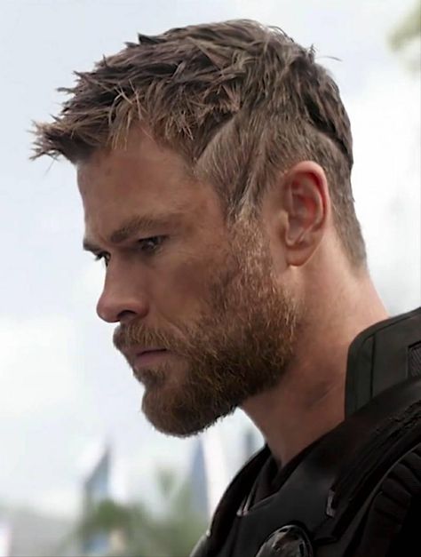 Thor Haircut, Chris Hemsworth Hair, Army Ranger, Mens Hairstyles With Beard, Kid Hair, Simple Updo, Chris Hemsworth Thor, Avengers Film, Avengers Cast