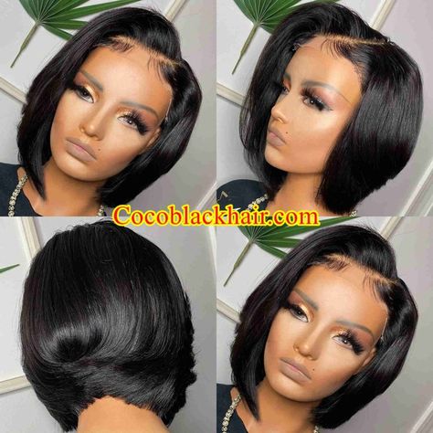 Human Lace Front Wigs, Full Lace Wig Human Hair, Quick Weave Hairstyles, Short Human Hair Wigs, Short Sassy Hair, Short Hair Wigs, Curly Lace Front Wigs, Sassy Hair, Layered Bob